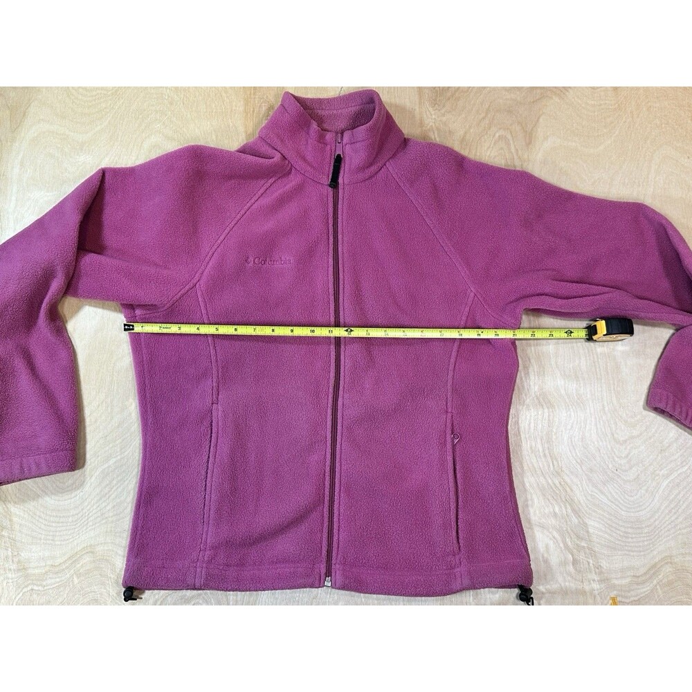 Columbia Jacket Women’s Size Medium Full Zip Sleeves With Elastic Fuchsia - Picture 3 of 12